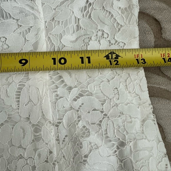 Rachel Zoe Dress - Estelle Back Cut-Out white maxi gown Size 6 all over lace NWT - Picture 8 of 16